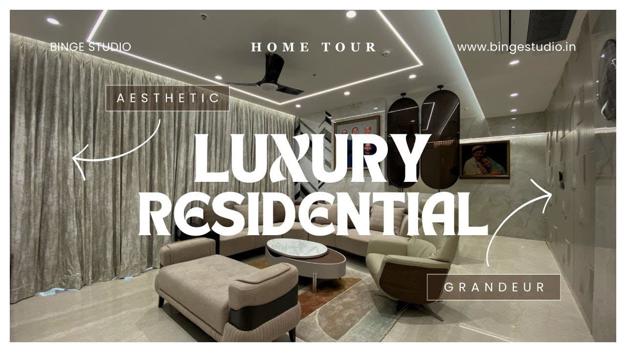4BHK Luxury Residential Apartment | Binge Studio | Bhagyashree & Dikshit | Interior Architecture